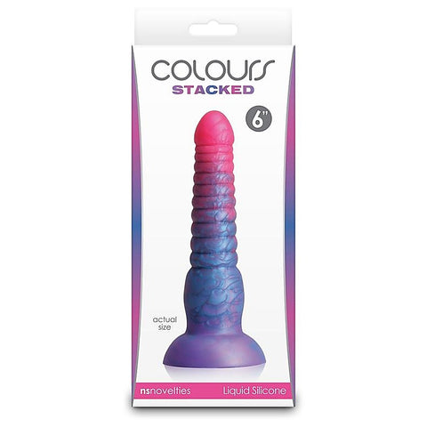 Colours Stacked 6 Inch Realistic Dildo by NS Novelties - Realistic Dildos