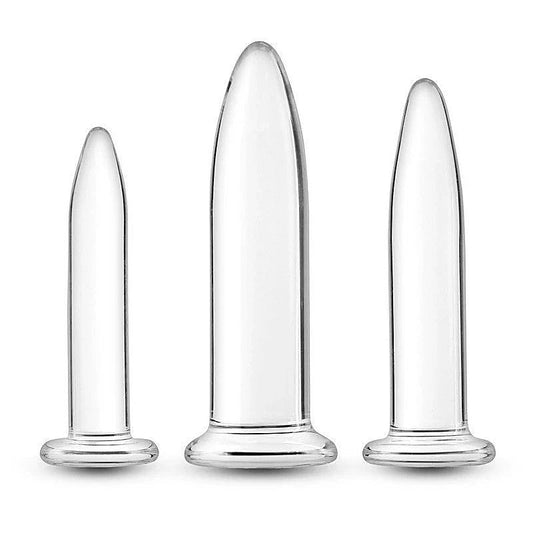 Crystal 3 Piece Anal Trainer Kit by NS Novelties - Butt Plugs
