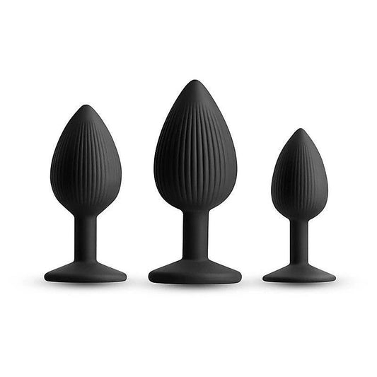 Renegade Triple Ace Textured Anal Plug Kit by NS Novelties - Butt Plugs