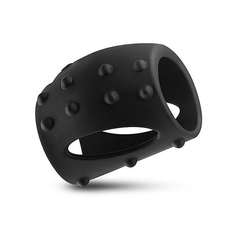 NS Novelties Renegade Sidekick Vibrating Cock Ring Black USB Rechargeable - Vibrating Cock Rings