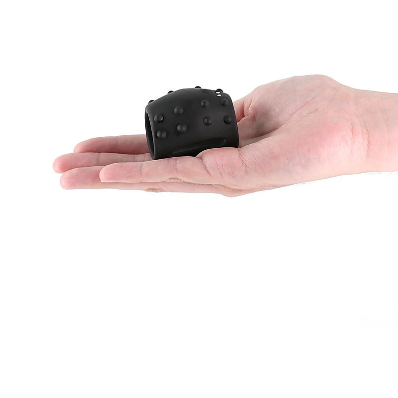 NS Novelties Renegade Sidekick Vibrating Cock Ring Black USB Rechargeable - Vibrating Cock Rings
