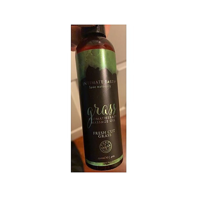 Grass Massage Oil 120ml by Intimate Earth - Massage Oils and Lubricants