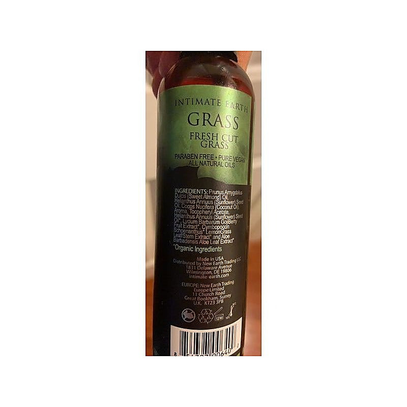 Grass Massage Oil 120ml by Intimate Earth - Massage Oils and Lubricants