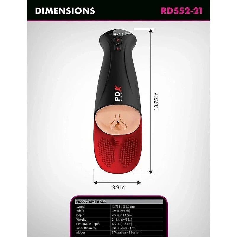 PDX Elite Fuck-O-Matic Pro XL by Pipedream Products - Masturbators and Strokers