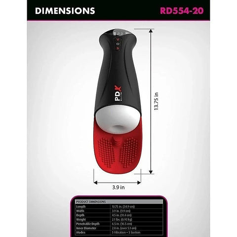 PDX Elite Fap-O-Matic Pro XL by Pipedream Products - Masturbators and Strokers