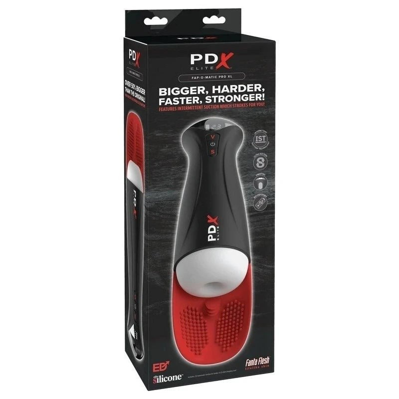 Pipedream PDX Elite Fap O Matic Pro XL Realistic Male Stroker Dual Action - - Masturbators and Strokers