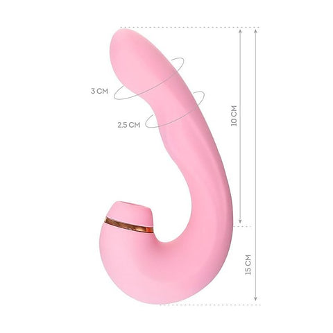 JOS Juna Air Pulse Dual Clitoral Stimulator by ToyFa - Clit Ticklers and Pulsators