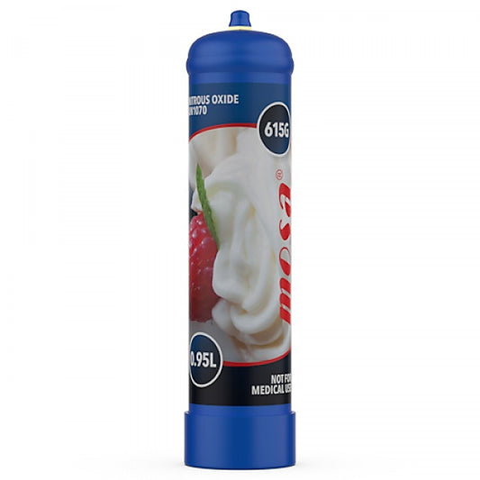Mosa 0.95 Litre 615g N2O Cylinder by Best Whip - Massage Oils and Lubricants