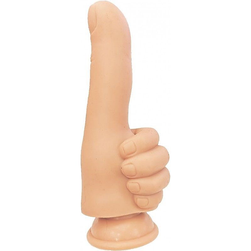 Hott Products Finger Fest Thumbs Up Realistic Dildo Flesh - Realistic Dildos
