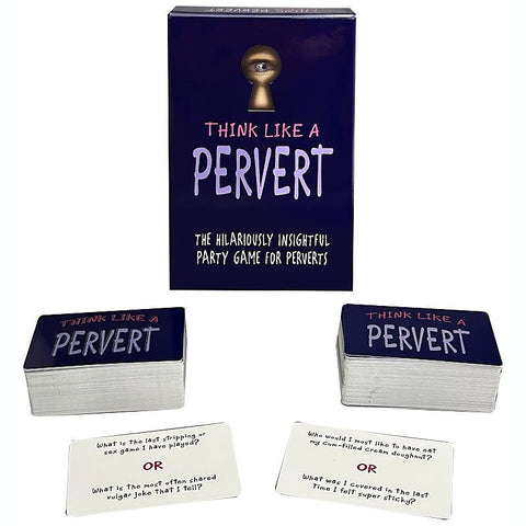 Kheper Games Think Like A Pervert Card Game - Sex Games, Coupons and Tricks