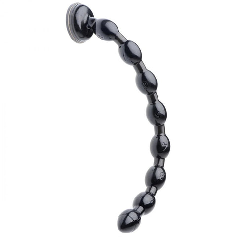 XR Brands Hosed 19 Inches Beaded Textured Anal Snake Beads Deep Anal Play - Anal Beads and Balls