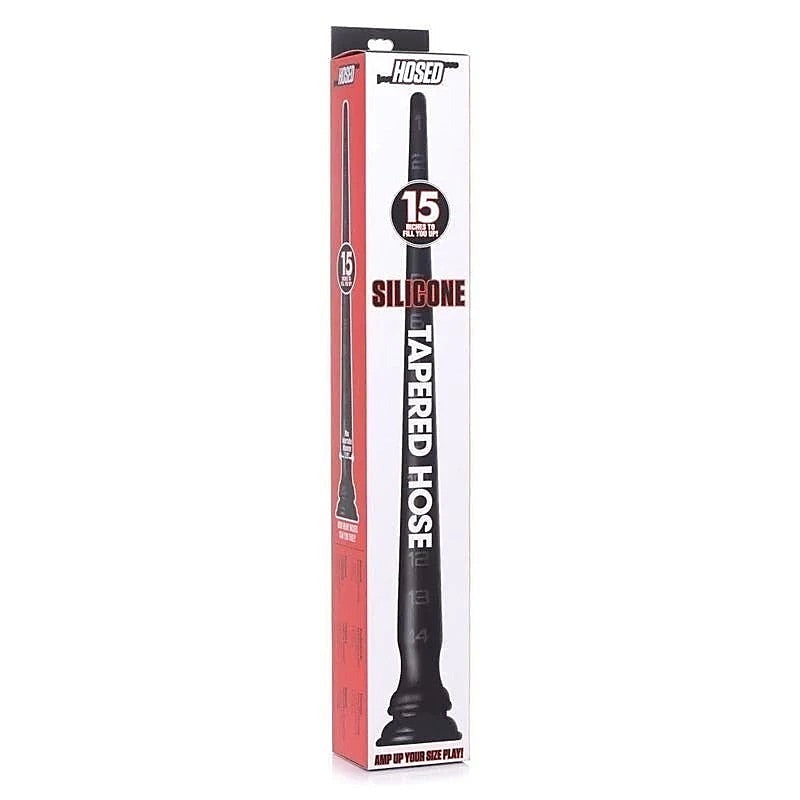 Hosed Silicone Tapered Hose 15 Inch Anal Dildo by XR Brands - Anal Dildos