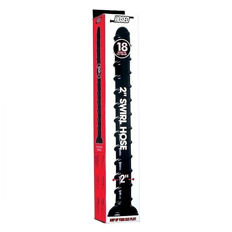 Hosed 18 Inches Swirl Thick Anal Snake by XR Brands - Anal Dildos