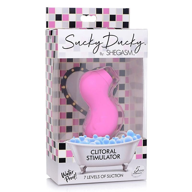 Sucky Ducky Silicone Clitoral Stimulator by XR Brands - Clit Ticklers and Pulsators