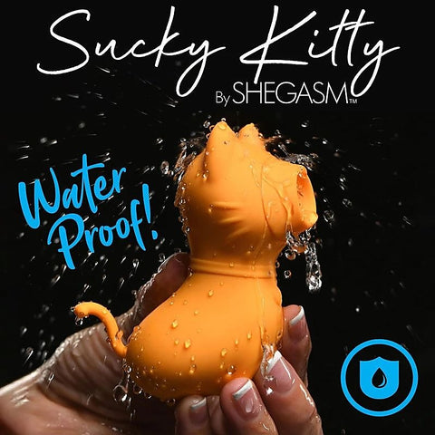 Shegasm Sucky Kitty 7X Clitoral Stimulator by XR Brands - Clit Ticklers and Pulsators