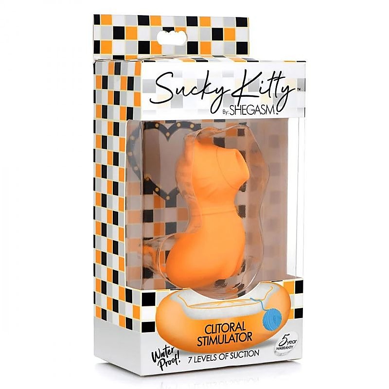 Shegasm Sucky Kitty 7X Clitoral Stimulator by XR Brands - Clit Ticklers and Pulsators
