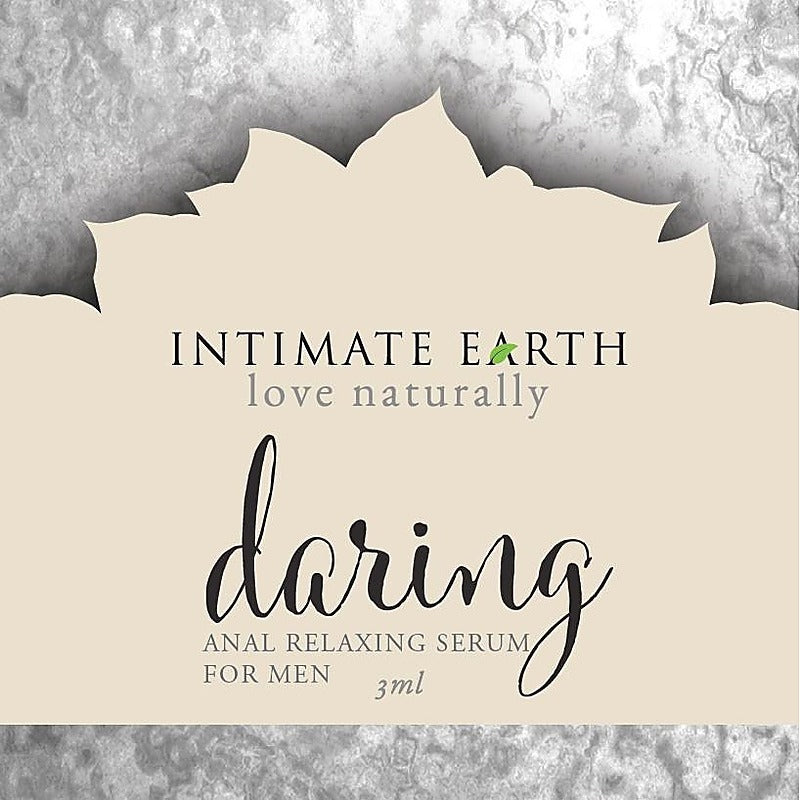 Intimate Earth Daring Anal Relax Serum 3ml Foil Natural Organic Formula - Anal Lubes