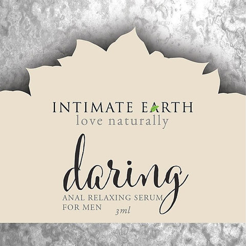 Intimate Earth Daring Anal Relax Serum 3ml Foil Natural Organic Formula - Anal Lubes