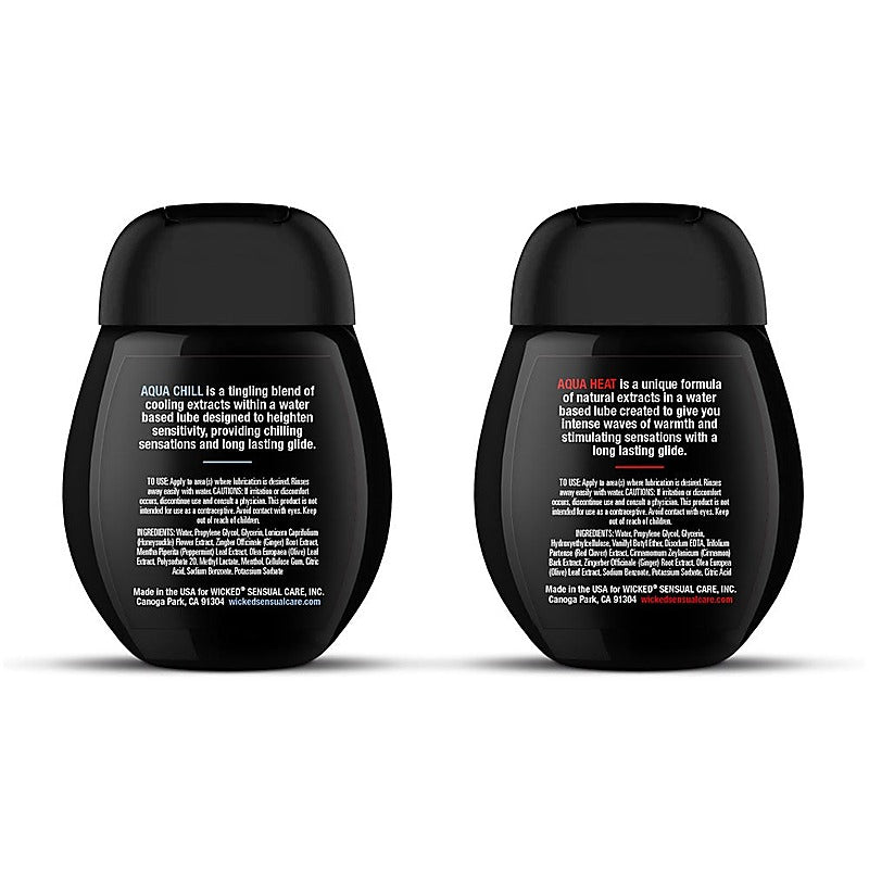 Wicked 2 Pack Water Based Lubricant Sensation Kit - Water Based Lubes