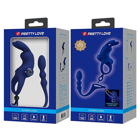 Premium Ayad Powerful Cock Ring Plug by Baile - Vibrating Cock Rings