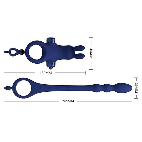 Premium Ayad Powerful Cock Ring Plug by Baile - Vibrating Cock Rings