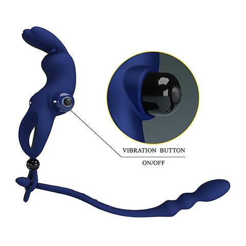 Premium Ayad Powerful Cock Ring Plug by Baile - Vibrating Cock Rings