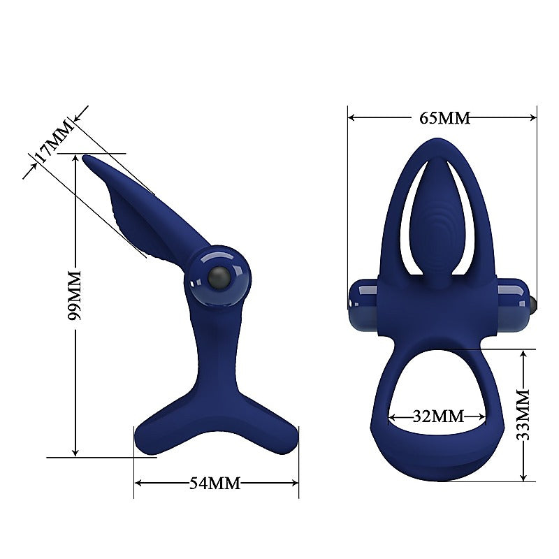 Pretty Love Mat 10 Functions Vibrating Cock Ring by Baile - Vibrating Cock Rings