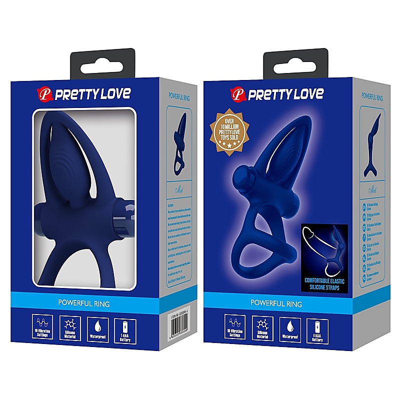 Pretty Love Mat 10 Functions Vibrating Cock Ring by Baile - Vibrating Cock Rings