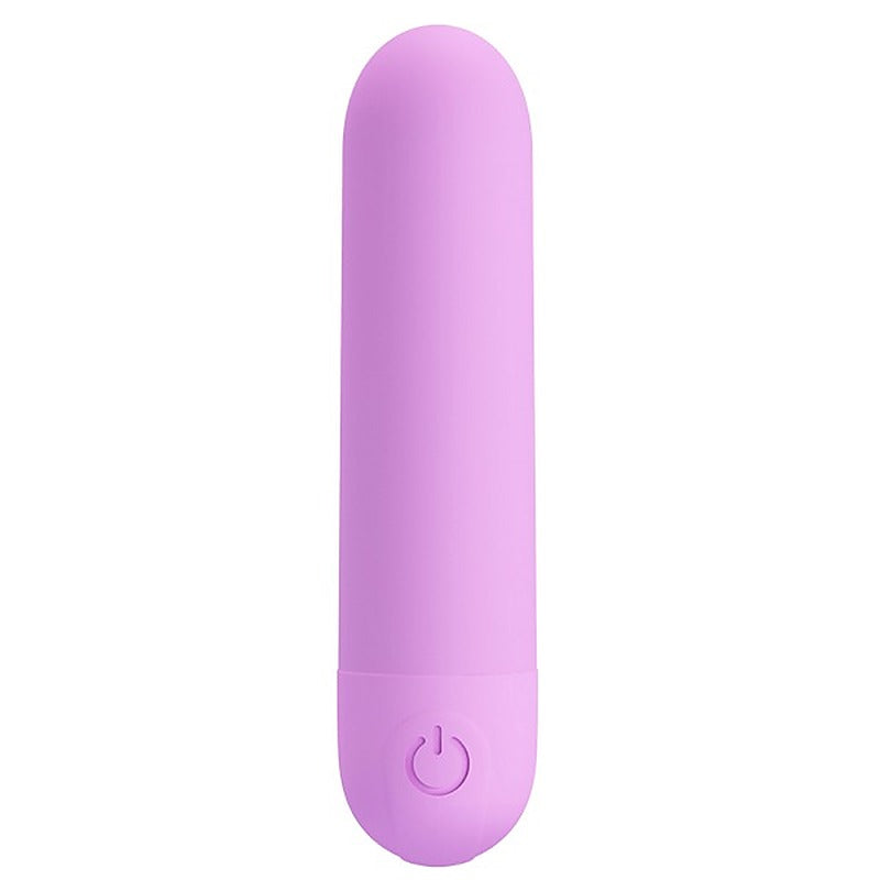 Baile Pretty Love Stefan Rechargeable Mini Bullet Massager with Dual Rings - Bullet Vibrators