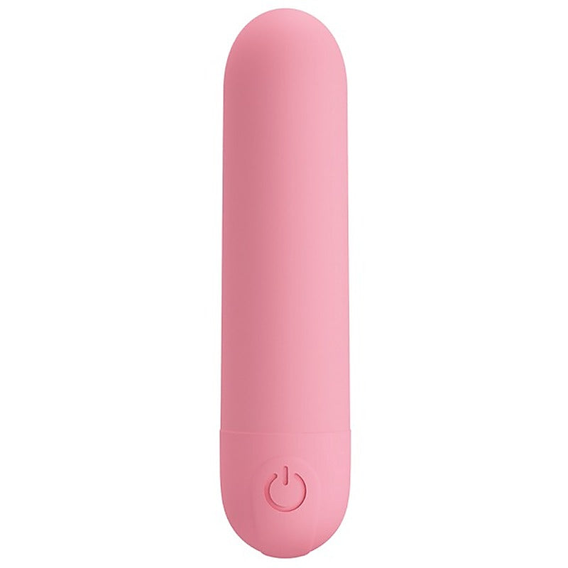 Baile Pretty Love Stefan Rechargeable Mini Bullet Massager with Dual Rings - Bullet Vibrators