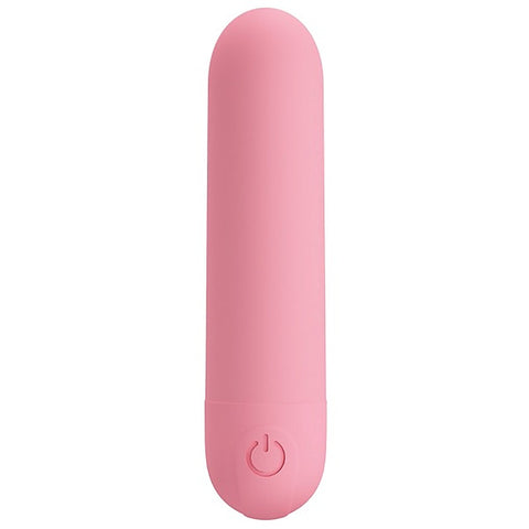 Baile Pretty Love Stefan Rechargeable Mini Bullet Massager with Dual Rings - Bullet Vibrators
