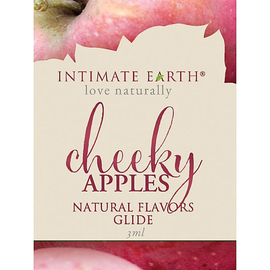 Cheeky Apples Flavored Glide by Intimate Earth - Massage Oils and Lubricants