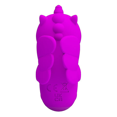 Baile Pretty Love Magic Unicorn Vibrating Finger Massager Purple Clitoral Ring - Finger and Tongue Vibrators