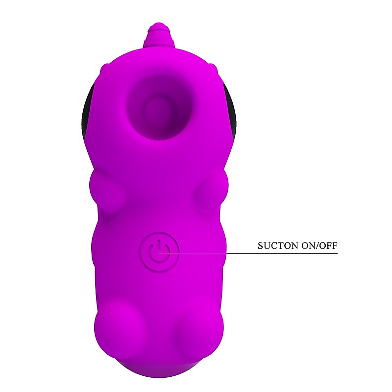 Baile Pretty Love Magic Unicorn Vibrating Finger Massager Purple Clitoral Ring - Finger and Tongue Vibrators