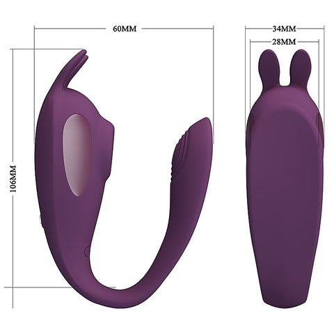 Pretty Love Shey App Control Clitoral Stimulator by Baile - Clit Ticklers and Pulsators