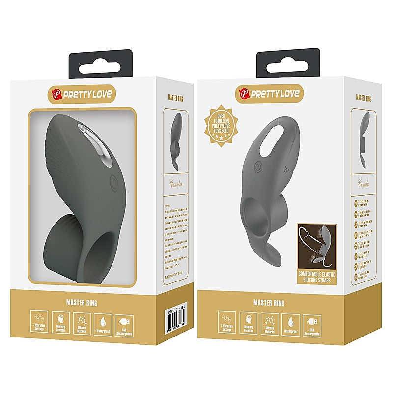 Cumulus Master Ring Erection Enhancer by Baile - Vibrating Cock Rings