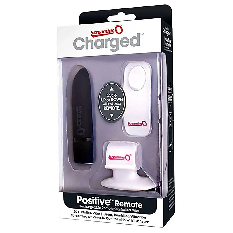 Screaming O Charged Positive Remote Control Vibrator with Wireless Control - Remote Control Vibrators