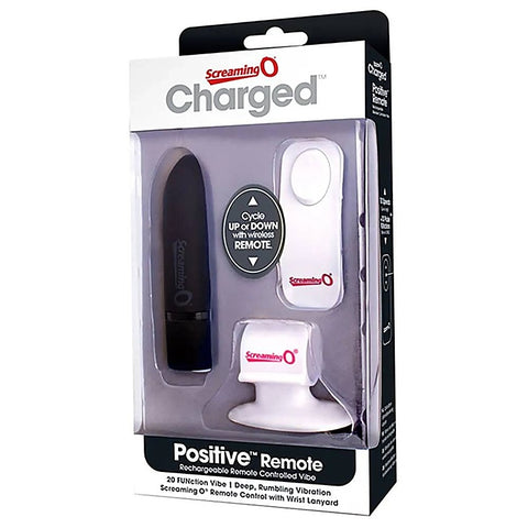 Screaming O Charged Positive Remote Control Vibrator with Wireless Control - Remote Control Vibrators