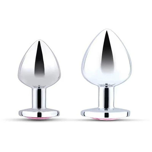 Jewel Metal Training Butt Plug Set by B-Vibe - Butt Plugs