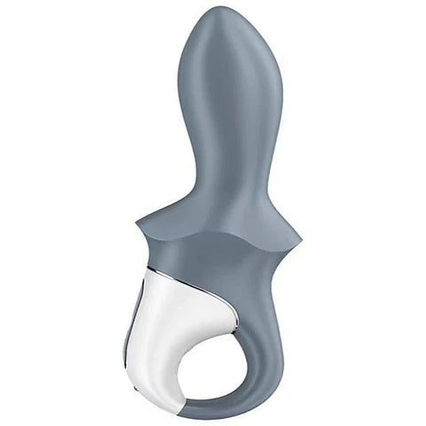 Satisfyer Air Pump Booty 1 Inflatable Anal Vibrator Grey Customizable Size - Anal Vibrators