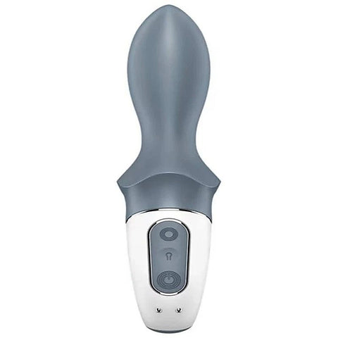 Satisfyer Air Pump Booty 1 Inflatable Anal Vibrator Grey Customizable Size - Anal Vibrators