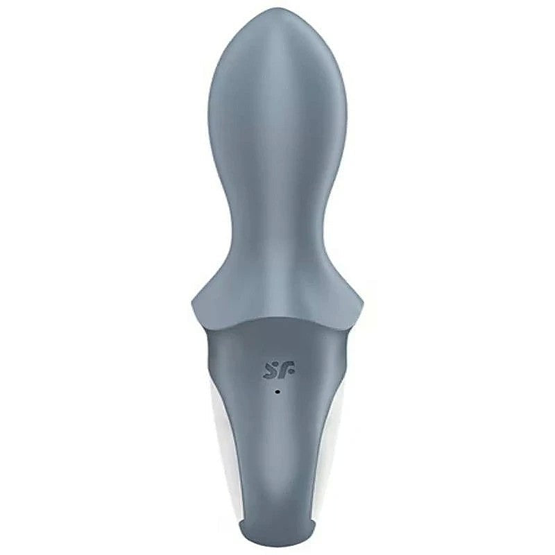 Satisfyer Air Pump Booty 1 Inflatable Anal Vibrator Grey Customizable Size - Anal Vibrators