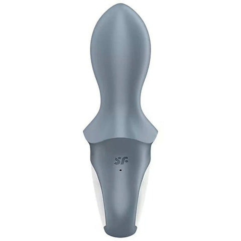 Satisfyer Air Pump Booty 1 Inflatable Anal Vibrator Grey Customizable Size - Anal Vibrators