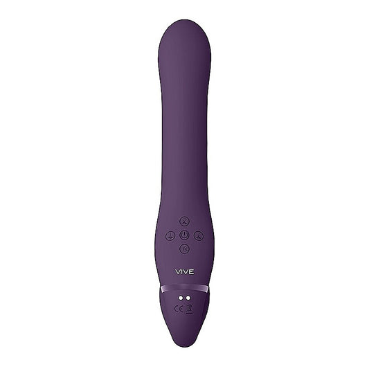 Vive Ai Dual Vibrating & Air Wave Tickler Strapless Strap On - Strap On Sextoys