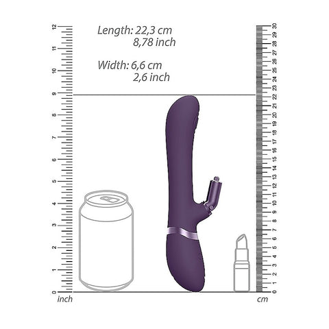 Vive Etsu Multi Functions Rabbit Vibrator by Shots Toys - Rabbit Vibrators