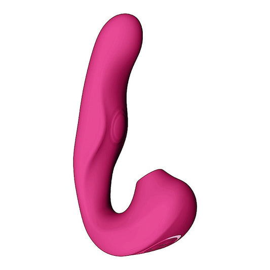 Vive Zaki Air and Pulse Wave G-Spot Vibrator by Shots Toys - G-Spot Vibrators