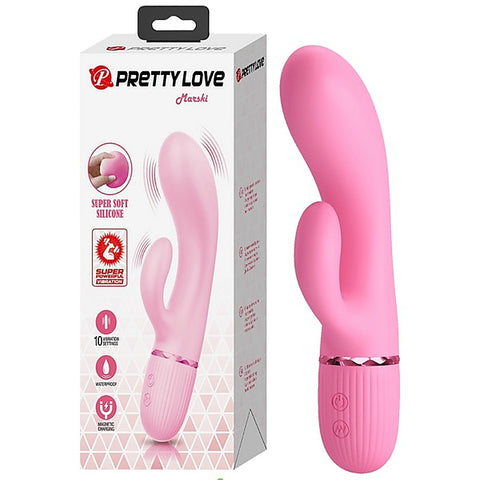Marski Silicone Dual Motor Rabbit Vibrator by Baile - Rabbit Vibrators