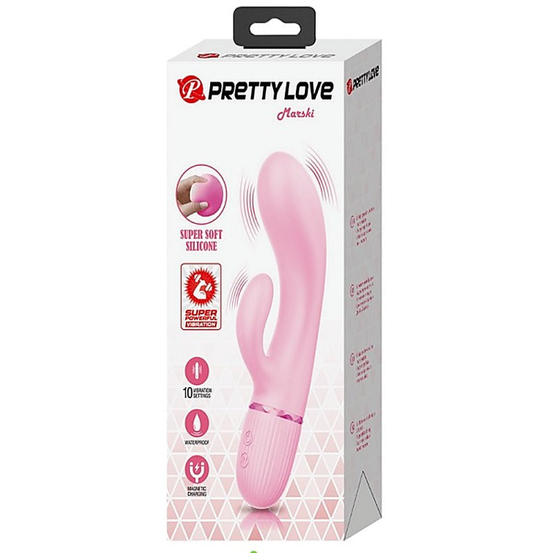 Marski Silicone Dual Motor Rabbit Vibrator by Baile - Rabbit Vibrators
