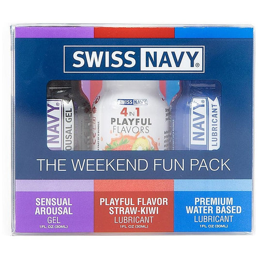 Swiss Weekend Fun Pack Silicone Based Lube - Silicone Based Lubes