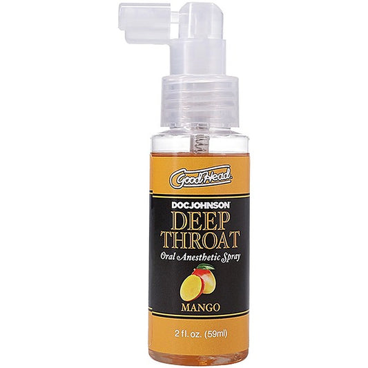 GoodHead Mango Flavoured Deep Throat Spray by Doc Johnson - Delay and Excite Sprays